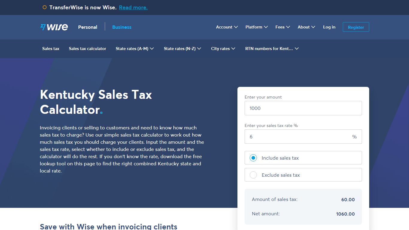 Kentucky Sales Tax | Calculator and Local Rates | 2021 - Wise